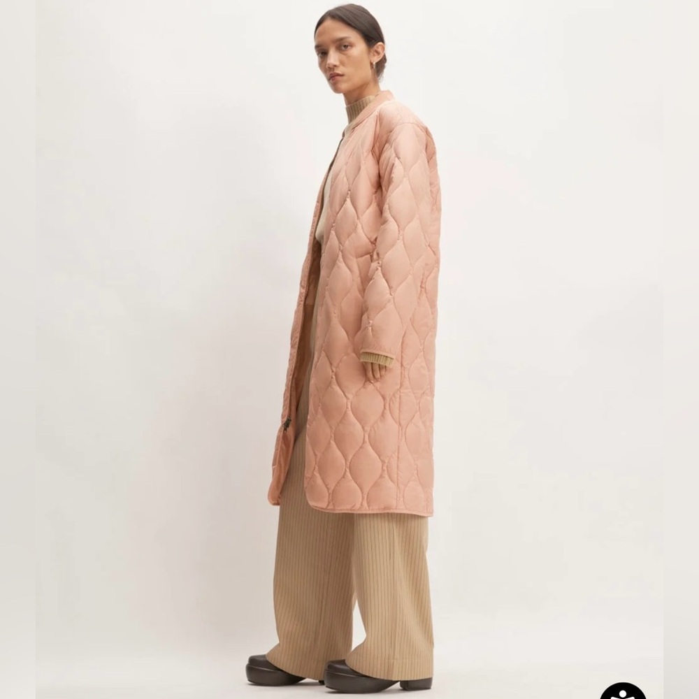 Everlane Quilted Blush Jacket